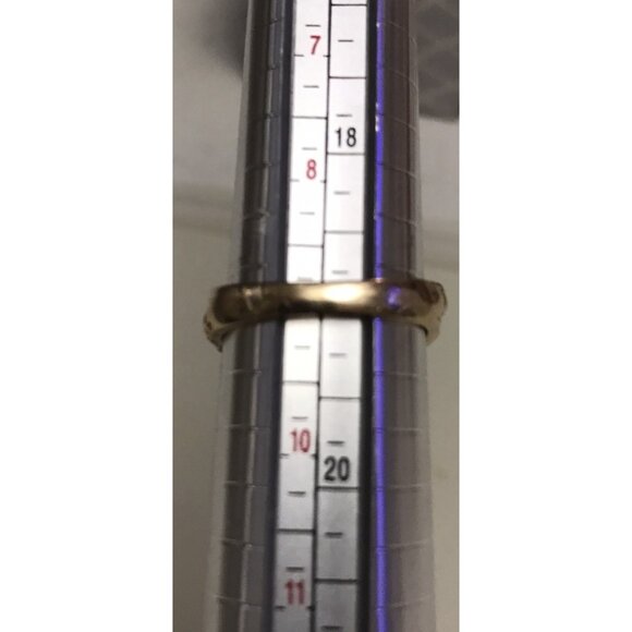 Vintage 14k Yellow Gold Blue Stone Masonic Ring Mason  Vintage  7 Grams Size 9 - Picture 8 of 12